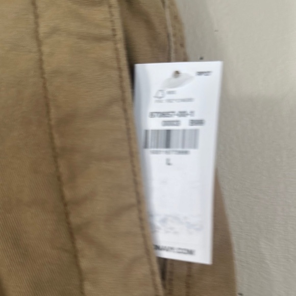 Old Navy Tan Ruched Asymmetrical Midi - Picture 5 of 11